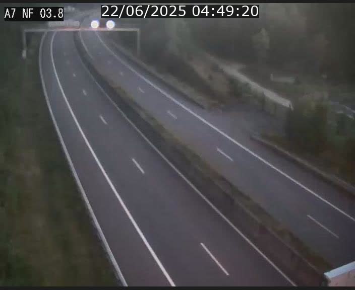 <h2>Webcam autoroute A7 au Luxembourg à la sortie du Tunnel Stafelter vers le Nord</h2>