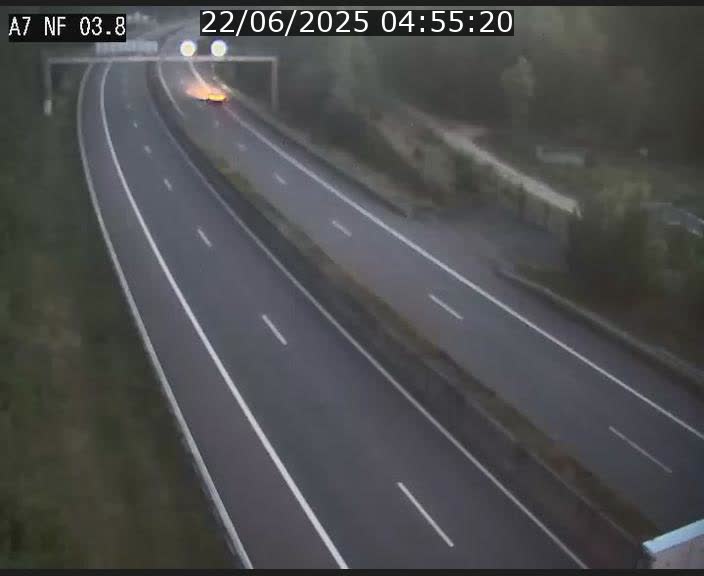 <h2>Webcam autoroute A7 au Luxembourg à la sortie du Tunnel Stafelter vers le Nord</h2>