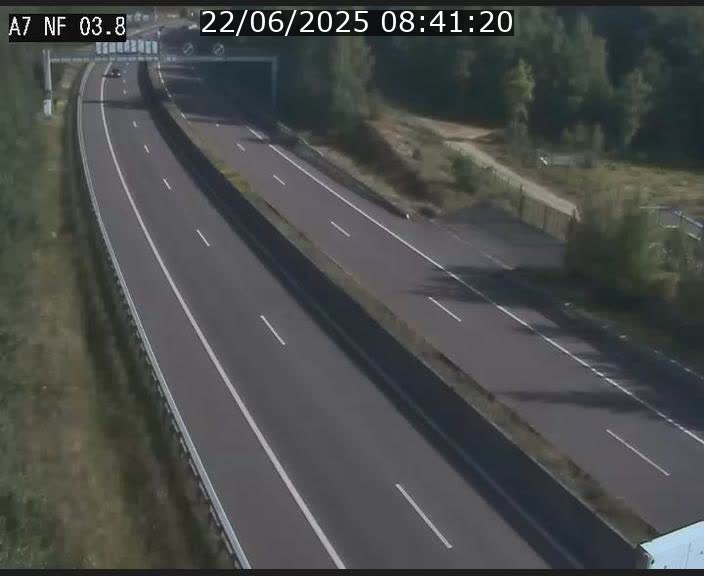 <h2>Webcam autoroute A7 au Luxembourg à la sortie du Tunnel Stafelter vers le Nord</h2>
