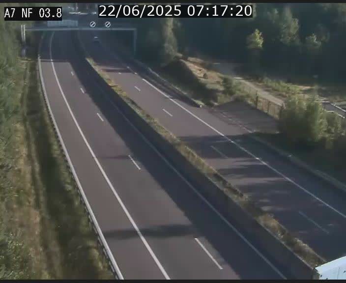 <h2>Webcam autoroute A7 au Luxembourg à la sortie du Tunnel Stafelter vers le Nord</h2>
