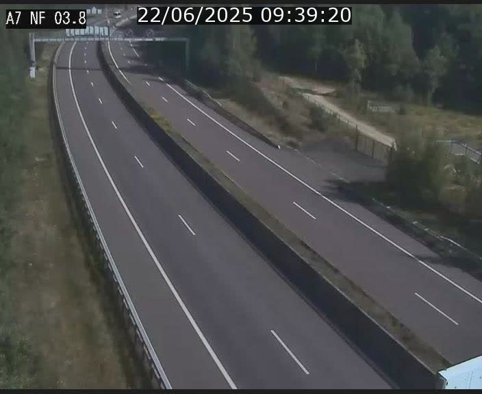 <h2>Webcam autoroute A7 au Luxembourg à la sortie du Tunnel Stafelter vers le Nord</h2>