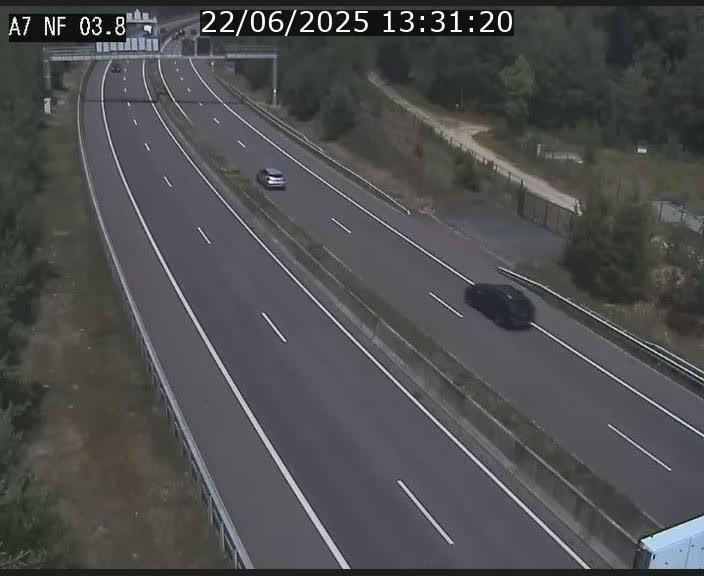 <h2>Webcam autoroute A7 au Luxembourg à la sortie du Tunnel Stafelter vers le Nord</h2>