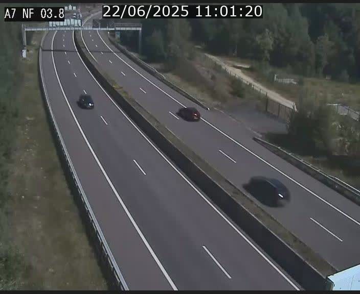 <h2>Webcam autoroute A7 au Luxembourg à la sortie du Tunnel Stafelter vers le Nord</h2>