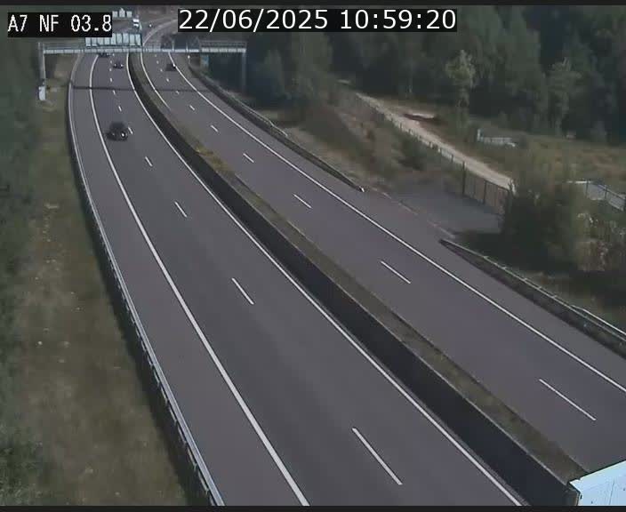 <h2>Webcam autoroute A7 au Luxembourg à la sortie du Tunnel Stafelter vers le Nord</h2>