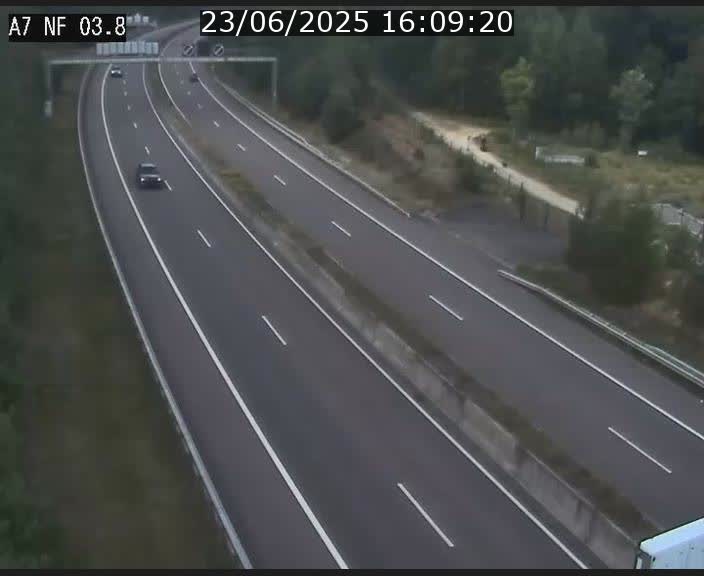 <h2>Webcam autoroute A7 au Luxembourg à la sortie du Tunnel Stafelter vers le Nord</h2>