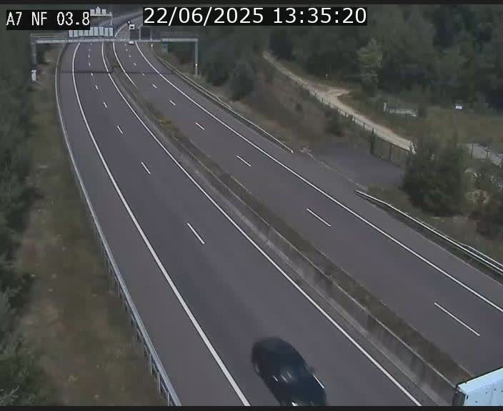 <h2>Webcam autoroute A7 au Luxembourg à la sortie du Tunnel Stafelter vers le Nord</h2>