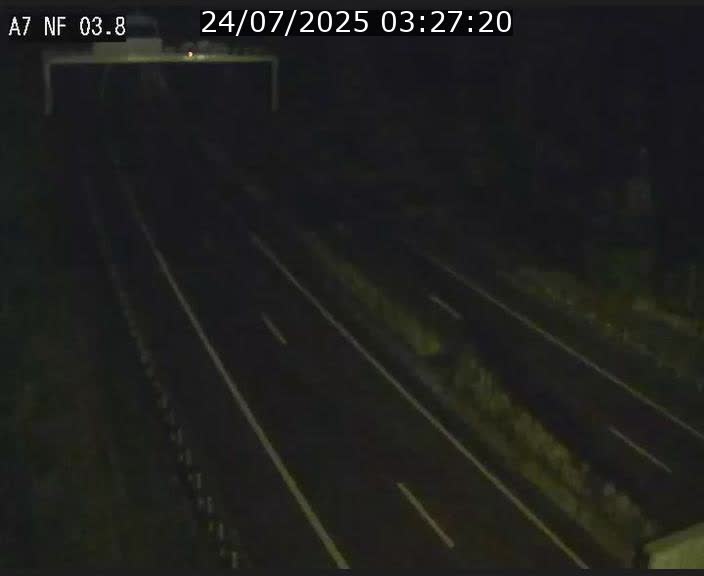 <h2>Webcam autoroute A7 au Luxembourg à la sortie du Tunnel Stafelter vers le Nord</h2>