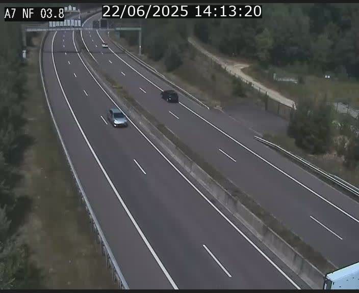 <h2>Webcam autoroute A7 au Luxembourg à la sortie du Tunnel Stafelter vers le Nord</h2>
