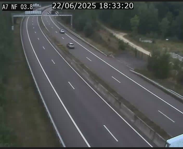 <h2>Webcam autoroute A7 au Luxembourg à la sortie du Tunnel Stafelter vers le Nord</h2>