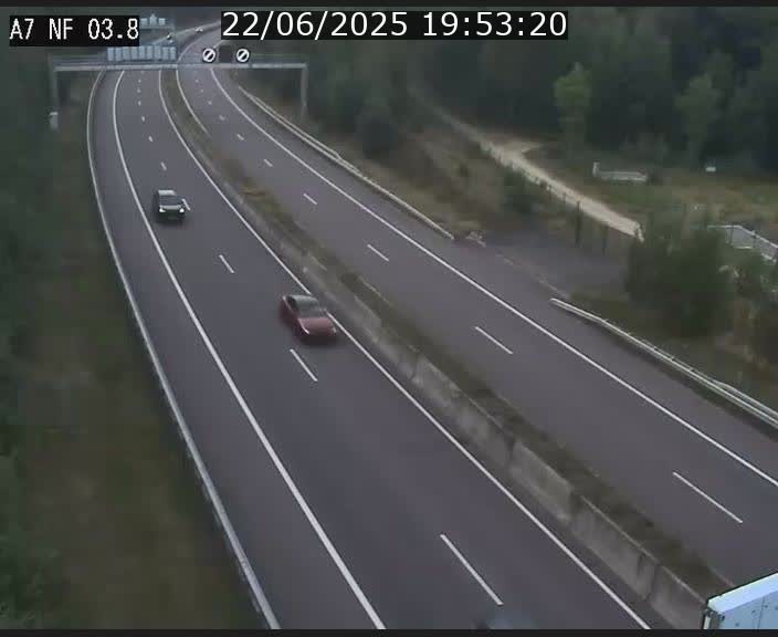 <h2>Webcam autoroute A7 au Luxembourg à la sortie du Tunnel Stafelter vers le Nord</h2>