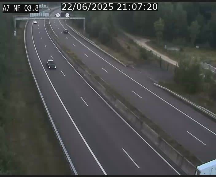 <h2>Webcam autoroute A7 au Luxembourg à la sortie du Tunnel Stafelter vers le Nord</h2>