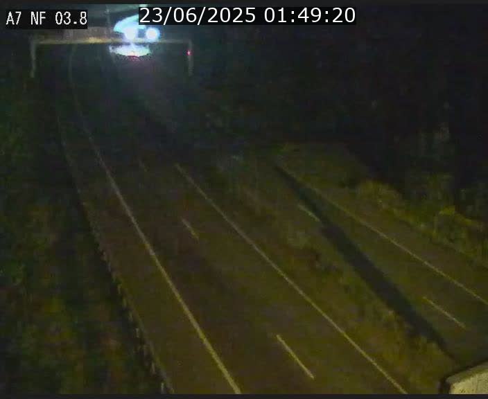 <h2>Webcam autoroute A7 au Luxembourg à la sortie du Tunnel Stafelter vers le Nord</h2>
