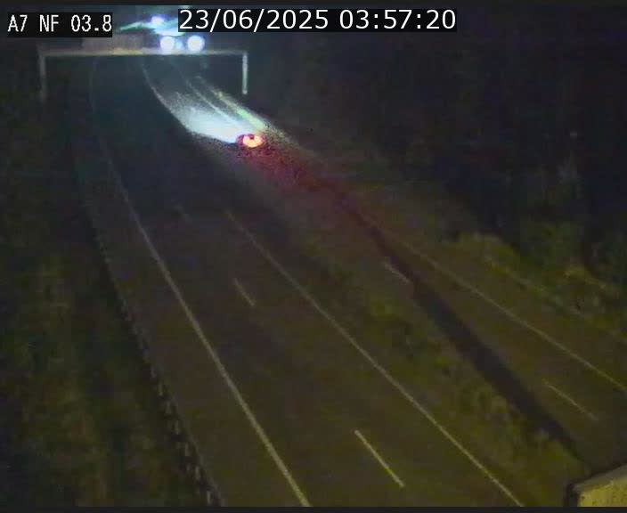 <h2>Webcam autoroute A7 au Luxembourg à la sortie du Tunnel Stafelter vers le Nord</h2>