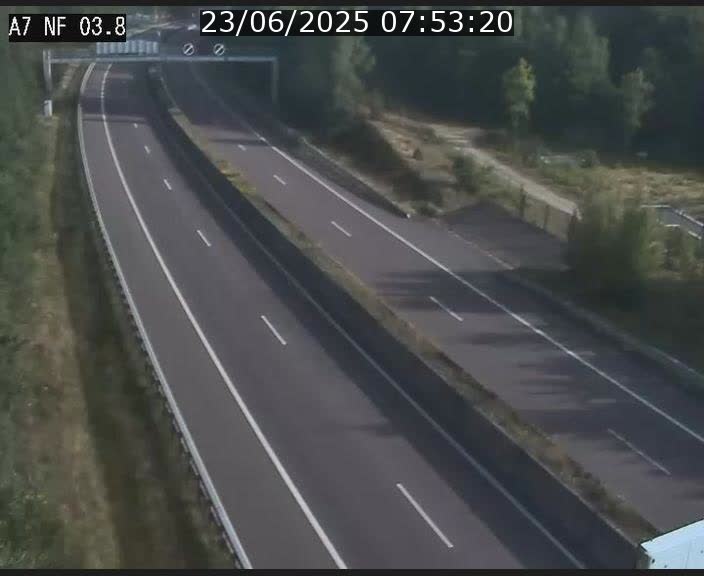 <h2>Webcam autoroute A7 au Luxembourg à la sortie du Tunnel Stafelter vers le Nord</h2>
