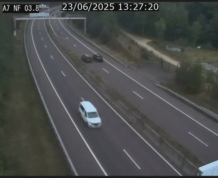 <h2>Webcam autoroute A7 au Luxembourg à la sortie du Tunnel Stafelter vers le Nord</h2>