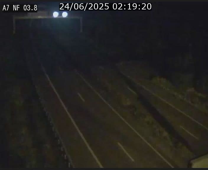<h2>Webcam autoroute A7 au Luxembourg à la sortie du Tunnel Stafelter vers le Nord</h2>