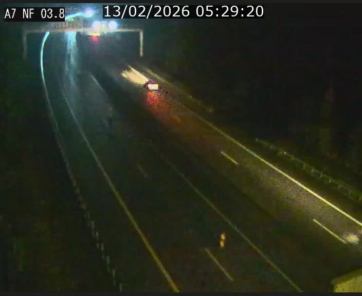 <h2>Webcam autoroute A7 au Luxembourg à la sortie du Tunnel Stafelter vers le Nord</h2>