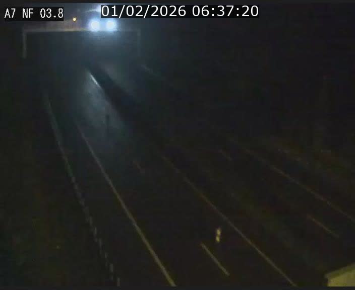 <h2>Webcam autoroute A7 au Luxembourg à la sortie du Tunnel Stafelter vers le Nord</h2>