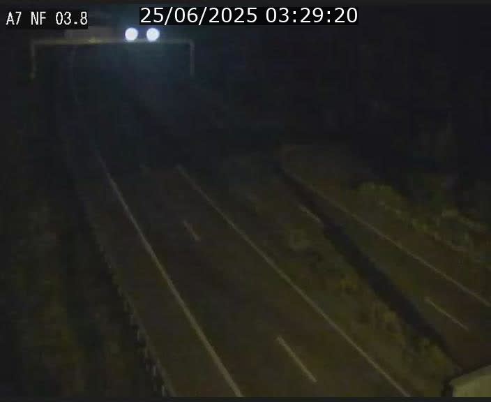 <h2>Webcam autoroute A7 au Luxembourg à la sortie du Tunnel Stafelter vers le Nord</h2>