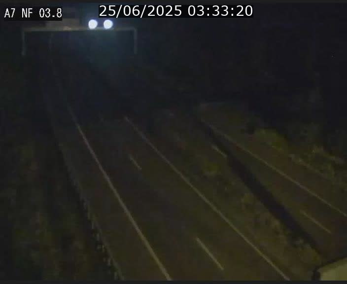 <h2>Webcam autoroute A7 au Luxembourg à la sortie du Tunnel Stafelter vers le Nord</h2>
