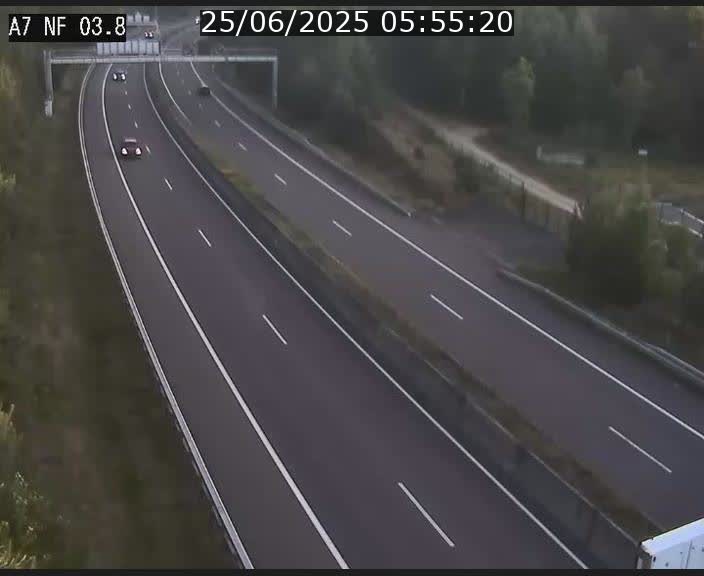 <h2>Webcam autoroute A7 au Luxembourg à la sortie du Tunnel Stafelter vers le Nord</h2>