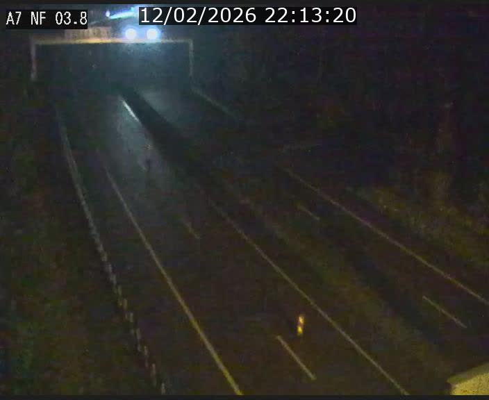 <h2>Webcam autoroute A7 au Luxembourg à la sortie du Tunnel Stafelter vers le Nord</h2>
