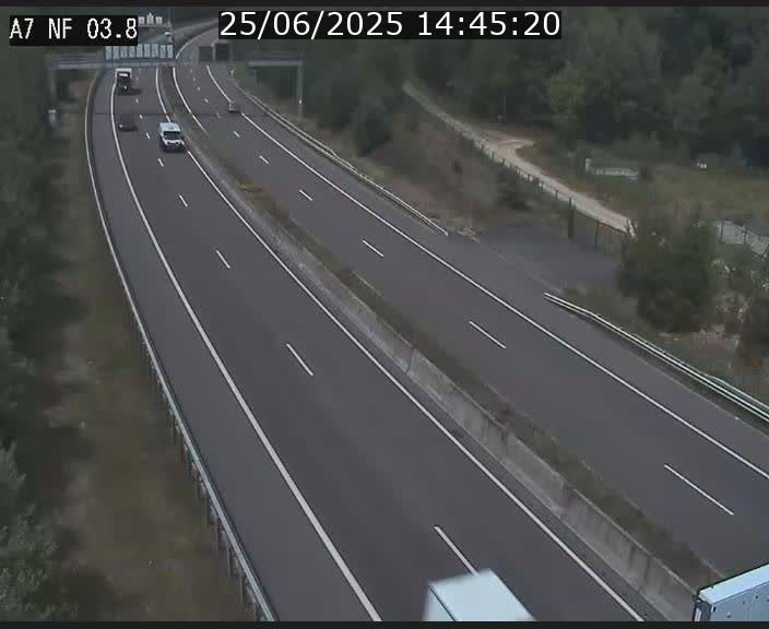 <h2>Webcam autoroute A7 au Luxembourg à la sortie du Tunnel Stafelter vers le Nord</h2>