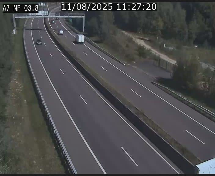 <h2>Webcam autoroute A7 au Luxembourg à la sortie du Tunnel Stafelter vers le Nord</h2>