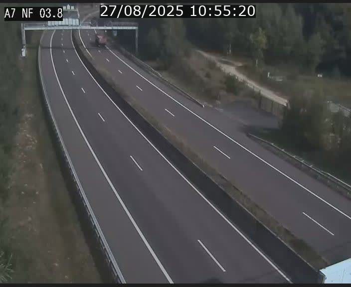 <h2>Webcam autoroute A7 au Luxembourg à la sortie du Tunnel Stafelter vers le Nord</h2>