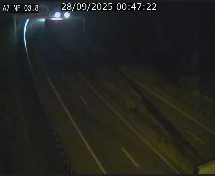 <h2>Webcam autoroute A7 au Luxembourg à la sortie du Tunnel Stafelter vers le Nord</h2>