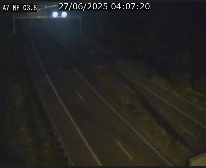 <h2>Webcam autoroute A7 au Luxembourg à la sortie du Tunnel Stafelter vers le Nord</h2>