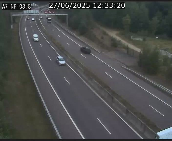<h2>Webcam autoroute A7 au Luxembourg à la sortie du Tunnel Stafelter vers le Nord</h2>