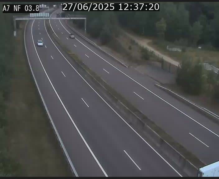 <h2>Webcam autoroute A7 au Luxembourg à la sortie du Tunnel Stafelter vers le Nord</h2>