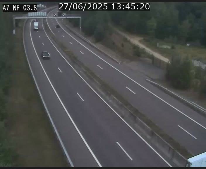 <h2>Webcam autoroute A7 au Luxembourg à la sortie du Tunnel Stafelter vers le Nord</h2>