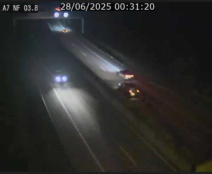 <h2>Webcam autoroute A7 au Luxembourg à la sortie du Tunnel Stafelter vers le Nord</h2>