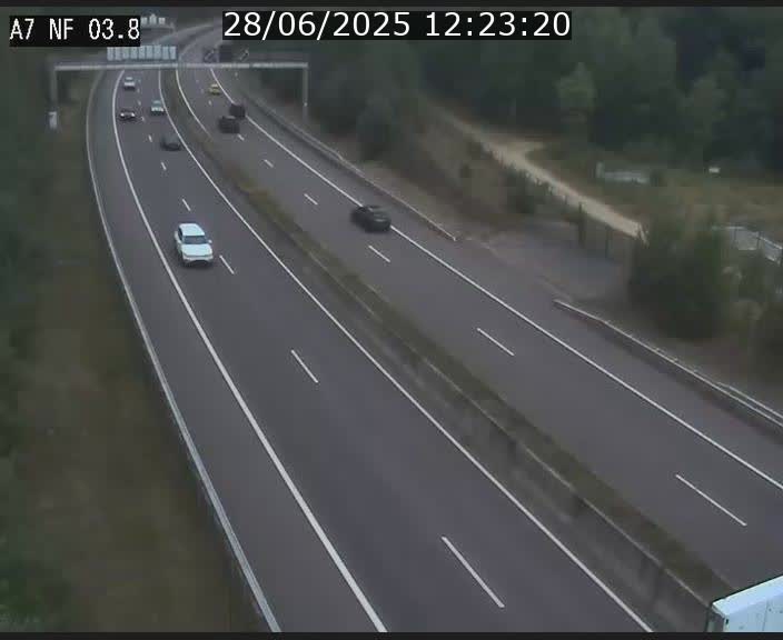<h2>Webcam autoroute A7 au Luxembourg à la sortie du Tunnel Stafelter vers le Nord</h2>