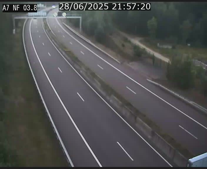 <h2>Webcam autoroute A7 au Luxembourg à la sortie du Tunnel Stafelter vers le Nord</h2>
