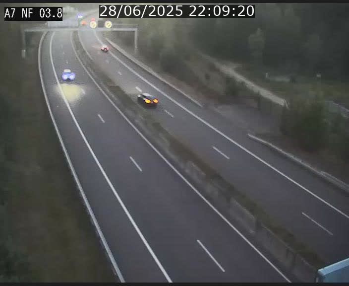 <h2>Webcam autoroute A7 au Luxembourg à la sortie du Tunnel Stafelter vers le Nord</h2>