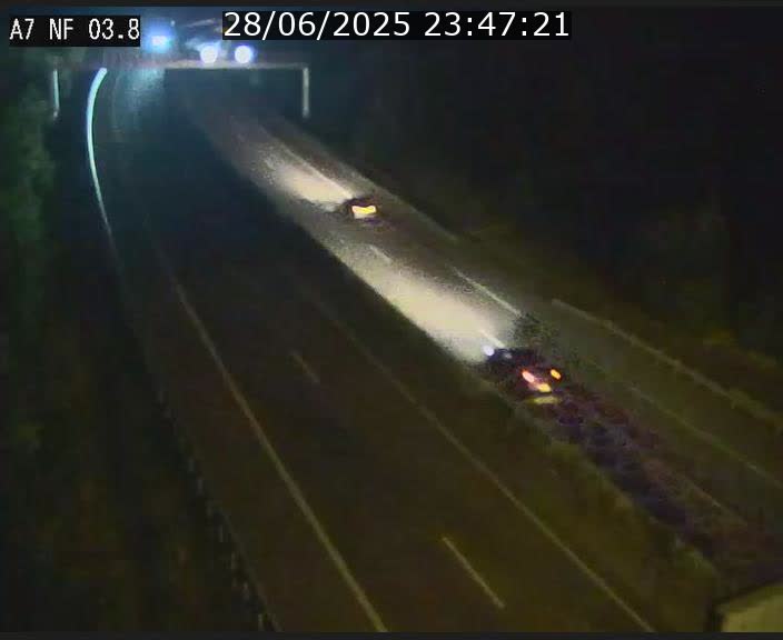 <h2>Webcam autoroute A7 au Luxembourg à la sortie du Tunnel Stafelter vers le Nord</h2>