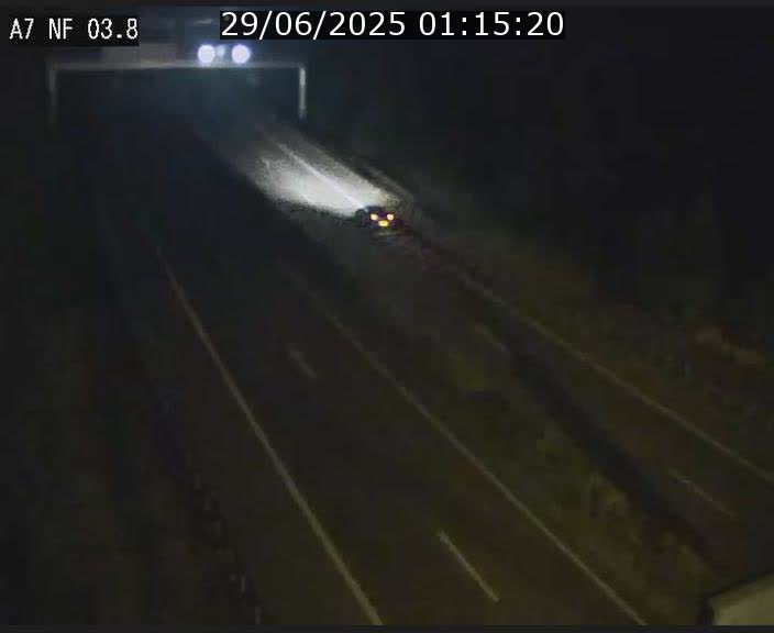 <h2>Webcam autoroute A7 au Luxembourg à la sortie du Tunnel Stafelter vers le Nord</h2>
