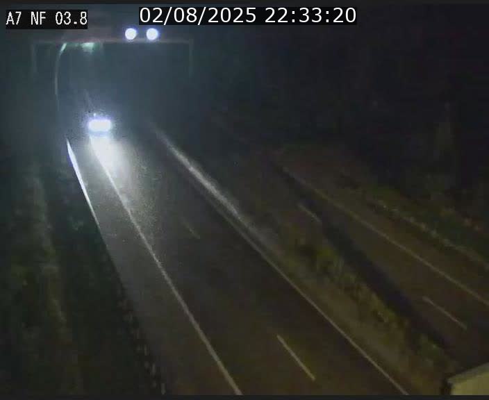<h2>Webcam autoroute A7 au Luxembourg à la sortie du Tunnel Stafelter vers le Nord</h2>