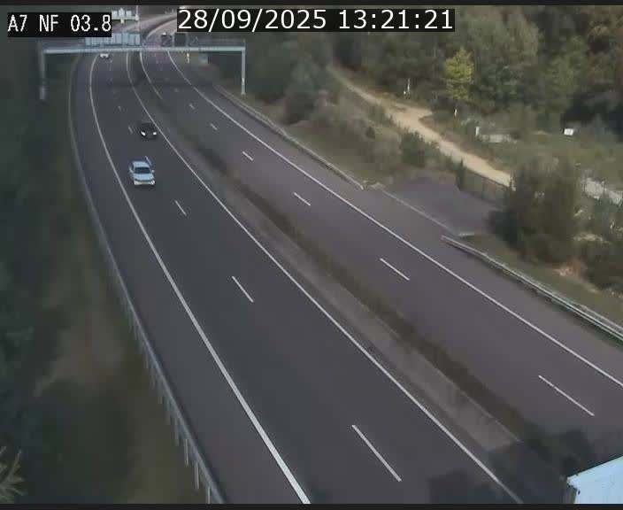 <h2>Webcam autoroute A7 au Luxembourg à la sortie du Tunnel Stafelter vers le Nord</h2>