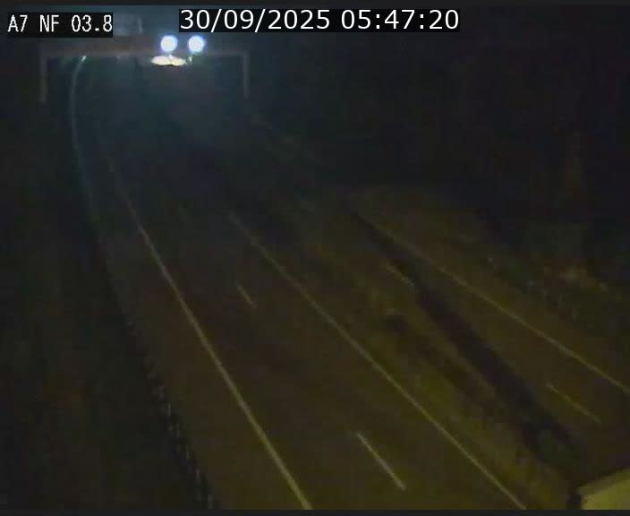 <h2>Webcam autoroute A7 au Luxembourg à la sortie du Tunnel Stafelter vers le Nord</h2>