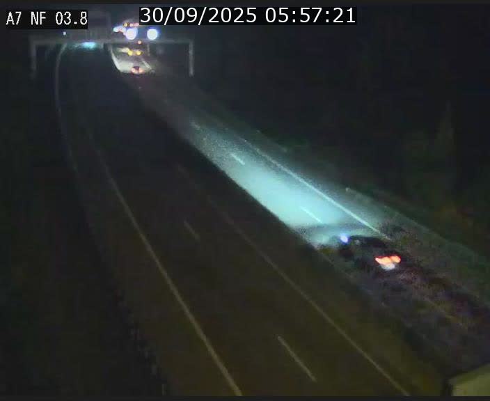 <h2>Webcam autoroute A7 au Luxembourg à la sortie du Tunnel Stafelter vers le Nord</h2>