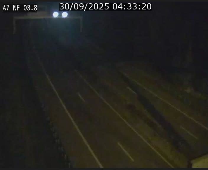 <h2>Webcam autoroute A7 au Luxembourg à la sortie du Tunnel Stafelter vers le Nord</h2>