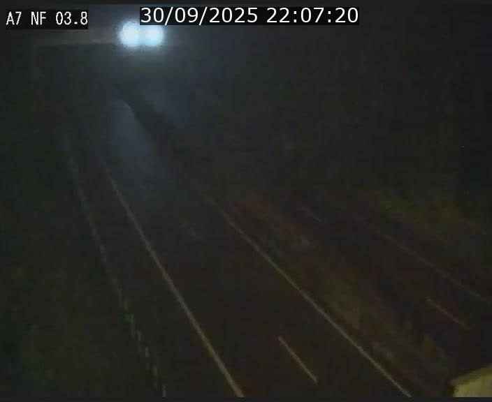 <h2>Webcam autoroute A7 au Luxembourg à la sortie du Tunnel Stafelter vers le Nord</h2>
