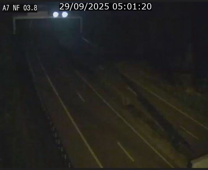 <h2>Webcam autoroute A7 au Luxembourg à la sortie du Tunnel Stafelter vers le Nord</h2>