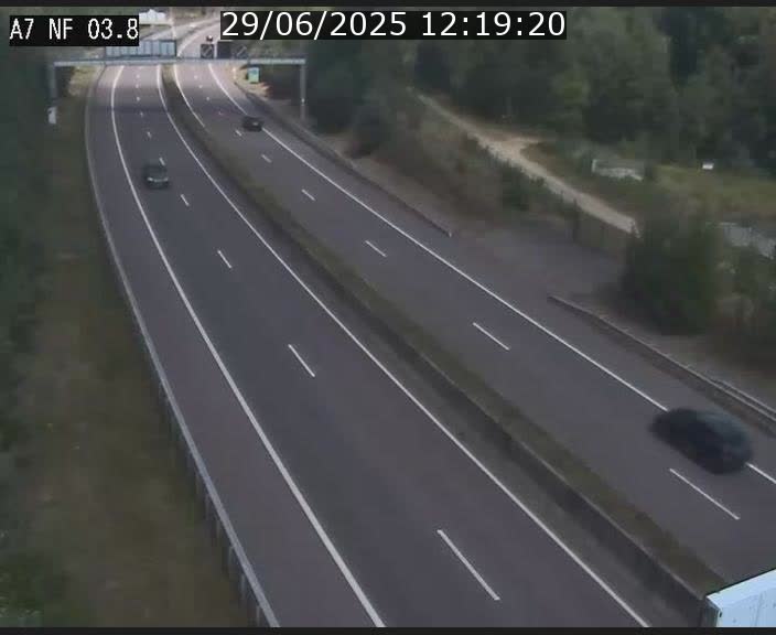 <h2>Webcam autoroute A7 au Luxembourg à la sortie du Tunnel Stafelter vers le Nord</h2>