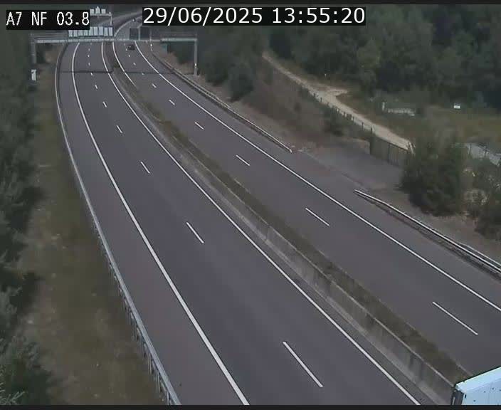 <h2>Webcam autoroute A7 au Luxembourg à la sortie du Tunnel Stafelter vers le Nord</h2>