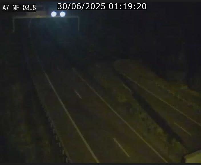 <h2>Webcam autoroute A7 au Luxembourg à la sortie du Tunnel Stafelter vers le Nord</h2>